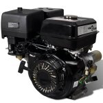 Vidaxl moteur  essence 15 cv 11 kw noir