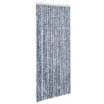 Vidaxl moustiquaire bleu et blanc 56x200 cm chenille Vidaxl moustiquaire bleu et blanc 56x200 cm chenille