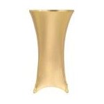 Vidaxl nappes de table extensibles 2 pcs 80 cm dor�