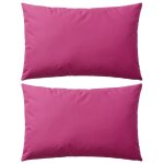 Vidaxl oreiller d'extã©rieur 2 pcs 60 x 40 cm rose Vidaxl oreiller d'extã©rieur 2 pcs 60 x 40 cm rose