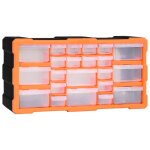Vidaxl organisateur multi - tiroirs avec 22 tiroirs 49x16x25, 5 cm
