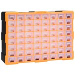 Vidaxl organisateur multi - tiroirs avec 64 tiroirs 52x16x37, 5 cm