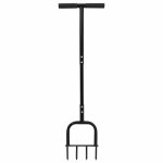 Vidaxl outil a�rateur de pelouse noir 95 x 27 cm plastique