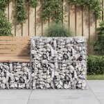 Vidaxl panier de gabions argent� 70x70x65 cm fer galvanis�