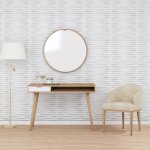 Vidaxl panneaux muraux 24 pcs blanc 50x50 cm xps 6 m pierre