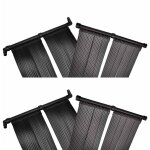 Vidaxl panneaux solaires de chauffage de piscine 4 pcs 80x620 cm