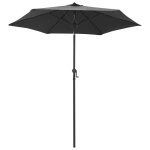 Vidaxl parasol anthracite 200x211 cm aluminium