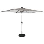 Vidaxl parasol de jardin avec lampes led 200 x 300 cm polyester