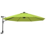 Vidaxl parasol mural pomme verte 290 cm
