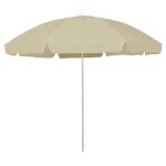 Vidaxl parasol de plage jaune sable 300 cm