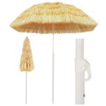 Vidaxl parasol de plage naturel 180 cm style hawaïen Vidaxl parasol de plage naturel 180 cm style hawaïen