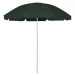 Vidaxl parasol de plage vert 240 cm