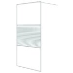 Vidaxl paroi de douche blanc 100x195 cm verre esg transparent Vidaxl paroi de douche blanc 100x195 cm verre esg transparent