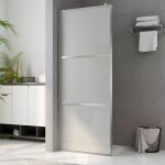 Vidaxl paroi de douche à l'italienne à verre esg dépoli 100x195 cm Vidaxl paroi de douche à l'italienne à verre esg dépoli 100x195 cm