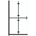 Vidaxl paroi de douche pliable verre esg transparent 90x190 cm