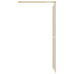 Vidaxl paroi de douche avec verre esg transparent dor 90x195 cm