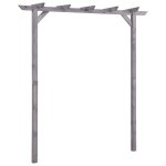 Vidaxl pergola de jardin gris 200x40x205 cm bois de pin imprégné Vidaxl pergola de jardin gris 200x40x205 cm bois de pin imprégné
