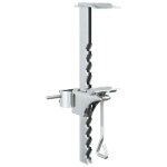 Vidaxl pied de parasol argent� acier