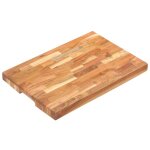 Vidaxl planche  dcouper 50x35x4 cm bois d'acacia massif