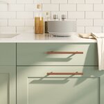 Vidaxl poignes d'armoire 20 pcs bronze 160 mm acier inoxydable
