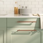 Vidaxl poignes d'armoire 20 pcs bronze 224 mm acier inoxydable