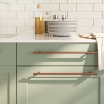 Vidaxl poignes d'armoire 20 pcs bronze 320 mm acier inoxydable