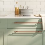 Vidaxl poignes d'armoire 20 pcs bronze 320 mm acier inoxydable