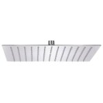 Vidaxl pomme de douche pluie acier inoxydable 304 30x30 cm carrée Vidaxl pomme de douche pluie acier inoxydable 304 30x30 cm carrée