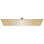 Vidaxl pomme de douche pluie inox 40x30 cm rectangulaire dor