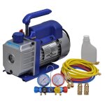 Vidaxl pompe d'aspiration � un �tage et manom�tres � 4 voies