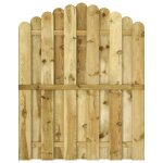 Vidaxl portail de jardin bois de pin impr�gn� 100x125 cm