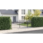 Vidaxl portail de jardin avec pointe en lance 150x400 cm en acier