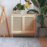 Vidaxl portes d'armoires en treillis 2 pcs 39, 5x61, 5 cm pin massif