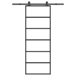 Vidaxl porte coulissante avec kit de quincaillerie 76x205 cm verre esg Vidaxl porte coulissante avec kit de quincaillerie 76x205 cm verre esg