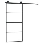 Vidaxl porte coulissante avec kit de quincaillerie 90x205 cm verre esg