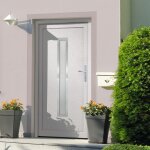 Vidaxl porte d'entre blanc 108x208 cm pvc
