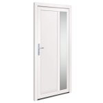 Vidaxl porte d'entr�e blanc 98x200 cm pvc
