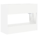 Vidaxl porte - parapluie blanc 65 x 24 x 50 cm bois d'ing�nierie