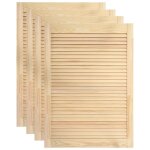 Vidaxl portes  persiennes 4 pcs bois de pin massif 69x39, 4 cm