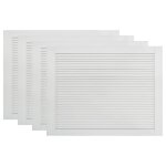 Vidaxl portes � persiennes 4 pcs bois de pin massif blanc 39, 5x59, 4 cm