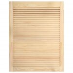 Vidaxl porte  persiennes bois de pin massif 61, 5x39, 4 cm