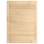 Vidaxl porte � persiennes bois de pin massif 69x39, 4 cm