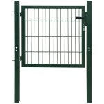 Vidaxl portillon 2d (simple) vert 106 x 130 cm