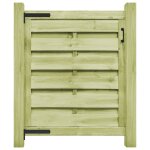 Vidaxl portillon bois de pin impr�gn� 100 x 100 cm vert