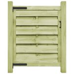 Vidaxl portillon bois de pin imprgn fsc 100 x 100 cm vert