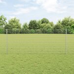 Vidaxl poteaux 22 pcs u - channel 100 cm acier galvanis�