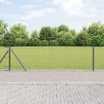Vidaxl poteaux de clôture avec plaques de base 7 pcs Ø32mm 70cm en acier galvanisé Vidaxl poteaux de clôture avec plaques de base 7 pcs Ø32mm 70cm en acier galvanisé