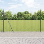 Vidaxl poteaux de clôture avec plaques de base 7 pcs Ø32mm 83, 5cm en acier galvanisé Vidaxl poteaux de clôture avec plaques de base 7 pcs Ø32mm 83, 5cm en acier galvanisé
