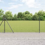 Vidaxl poteaux de clôture avec plaques de base 7 pièces Ø32mm 90cm en acier galvanisé Vidaxl poteaux de clôture avec plaques de base 7 pièces Ø32mm 90cm en acier galvanisé