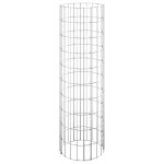 Vidaxl poteau a gabion circulaire acier galvanis� Ø30x100 cm